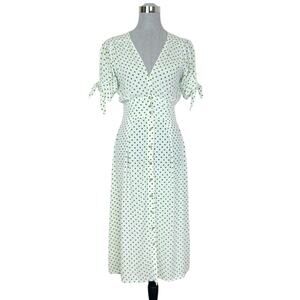 Faithful the Brand Green‎ Polka Dot Midi Summer Dress